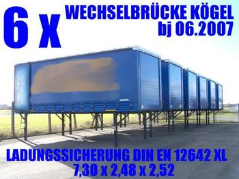 Kögel ENCO 74 / wechselbrücke LASI / LADUNGSSICHERUNG - Wechselaufbau/ Container