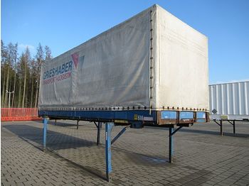 Planenaufbau Krone 2 x Plane 7,15 m