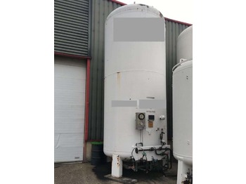 Tankaufbau Messer Griesheim GAS, Cryogenic, Oxygen, Argon, Nitrogen