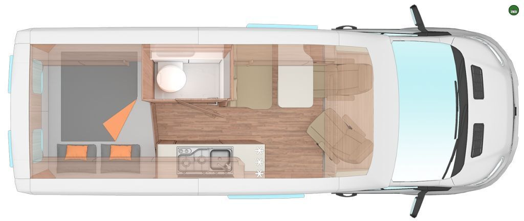 NEU: Camper Van Weinsberg CaraBus 600 MQ (Ford) Modell 2023, 130 PS: das Bild 2