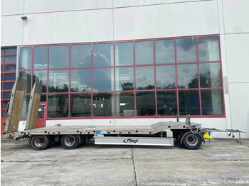 Tieflader Anhänger Für die Beförderung von schwere Technik Fliegl DTS 300  3 Achs Tiefladeranhänger: das Bild 3