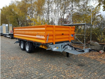 NEU: Kipper Anhänger Möslein TTD13- BA Orange 13 t Tandem Kipper Tiefladermit Bordwand- Aufsatz-- Neufahrzeug --: das Bild 5 NEU: Kipper Anhänger Möslein TTD13- BA Orange 13 t Tandem Kipper Tiefladermit Bordwand- Aufsatz-- Neufahrzeug --: das Bild 5