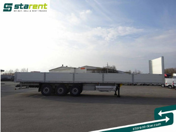 NEU: Pritschenauflieger/ Plattformauflieger Schmitz Baustofftrailer, Liftachse, Rungen, 80cm Bordwände: das Bild 4