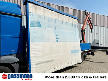 Pritsche LKW, Autokran Mercedes-Benz Actros 1836 L 4x2, Glastransporter, Heckkran: das Bild 4 Pritsche LKW, Autokran Mercedes-Benz Actros 1836 L 4x2, Glastransporter, Heckkran: das Bild 4