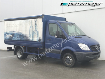 Planen Transporter MERCEDES-BENZ Sprinter 515 CDI Pritsche mit Schiebeplane: das Bild 2