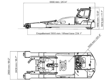 Flugzeugschlepper TLD Towbarless Pushback TPX 100 E: das Bild 4