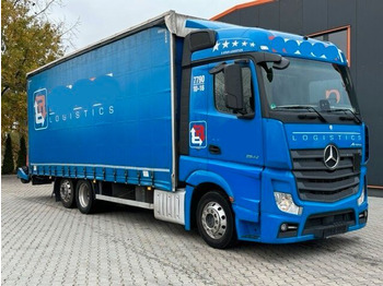 Plane LKW Mercedes-Benz ACTROS 2542 6x2 Euro6 Jumbo Pritsche Plane: das Bild 1