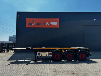 Container/ Wechselfahrgestell Auflieger Van Hool 20FT, 66°/380V Tipping-chassis, ADR (EX/II, EX/III, FL, OX, AT), SAF, 2 liftaxles: das Bild 3