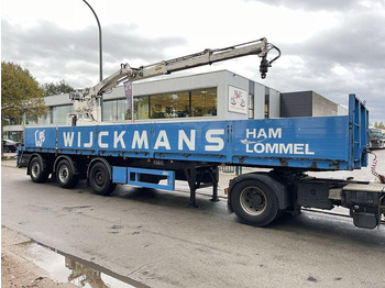Pritschenauflieger/ Plattformauflieger Kwb STEENOPLEGGER KRAAN HIAB R130-F2 - 2x EXT + ROTATOR -  2x STUURASSEN - SCHIJFREMMEN - SAF ASSEN: das Bild 5