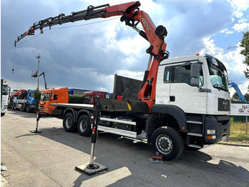Pritsche LKW, Autokran MAN TGA 33.350 6x6 PRITSCHE + (27.5m) KRAN PALFINGER PK36002 E 6x + JIB + WINCH - *184.000km* - MANUAL - EURO 3: das Bild 2
