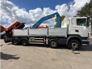 Pritsche LKW, Autokran Scania R420 8x4 + CRANE PALFINGER PK44002 F (7x) + Rotator - 6m50 platform - Manual -: das Bild 3