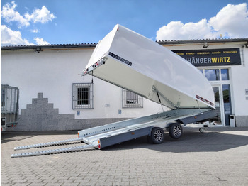 Autotransporter Anhänger BJT Race Shuttle 3 Transporter 470x195x160cm ankippbar Alufelgen black 100km/H 3000kg: das Bild 5