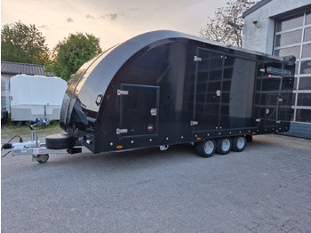 Autotransporter Anhänger BJT Race Transporter 6 550x235x189cm black elektrisch kippbar ASR Tridem 10" 3500kg Modell 2024: das Bild 2