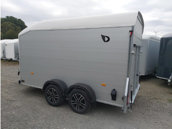 Koffer Anhänger Cargo Roadster 700 plus 375x180x200cm Alu Poly weiß Alufelgen darkline 100km/H Pullman 2600kg: das Bild 3