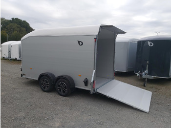 Koffer Anhänger Cargo Roadster 700 plus 375x180x200cm Alu Poly weiß Alufelgen darkline 100km/H Pullman 2600kg: das Bild 2