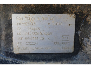 Hinterachse für LKW MAN HY-1350-12 37/13: das Bild 3