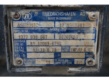 Getriebe für LKW ZF 12AS2301OD TGA  81.32003-6794: das Bild 5