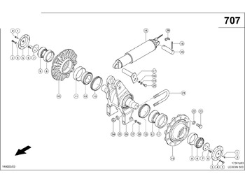 CLAAS Radnabe/-lagerung