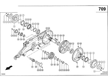 CLAAS Radnabe/-lagerung