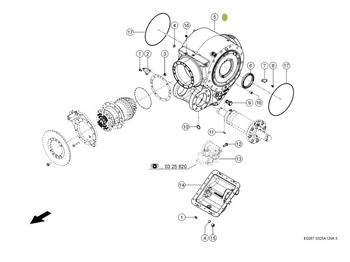CLAAS Differenzial Getriebe