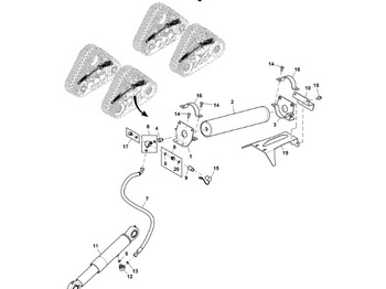 JOHN DEERE Hydraulikzylinder