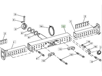 JOHN DEERE Hinterachse