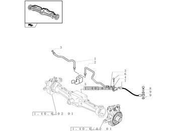 NEW HOLLAND Bremsleitung/ Bremsschlauch
