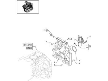 NEW HOLLAND Motor und Teile
