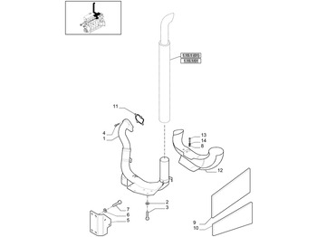 NEW HOLLAND Motor und Teile