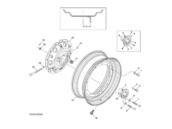 JOHN DEERE Felgen und Reifen