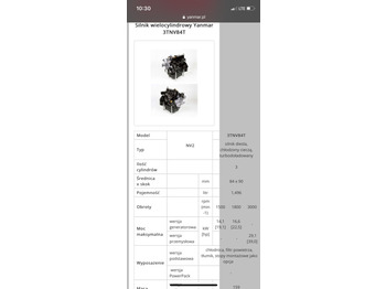 YANMAR Motor und Teile