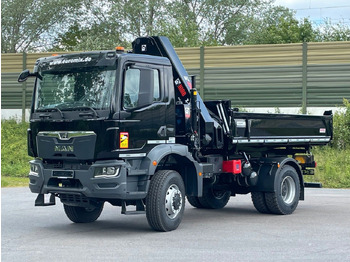 Kipper, Autokran MAN TGM 18.320 4x4 Euro6e Hiab X Hiduo 228-4: das Bild 2