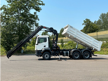 Kipper, Autokran MAN TGS 33.440 6x4 /3-Seiten- Kipper /  HIAB 228-6: das Bild 2