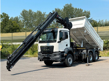 Kipper, Autokran MAN TGS 33.440 6x4 /3-Seiten- Kipper /  HIAB 228-6: das Bild 3