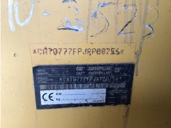 Dumper Starr CAT 777F: das Bild 5