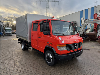 Plane LKW Mercedes-Benz 816 Vario Doka Pritsche Plane 2x AHK: das Bild 3