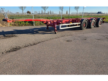 Container/ Wechselfahrgestell Auflieger Renders X-steering 2x20'ft 1x30'ft en 1x40'ft, 5 new tires, lift axle: das Bild 1
