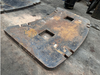 Gegengewicht für Mobilkran Krupp KMK 5160 counterweight 4,9 ton: das Bild 2