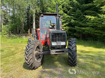Traktor, Rückewagen Traktor Volvo BM 805-4 med skogsvagn och kran: das Bild 3