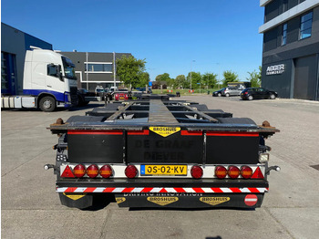 Container/ Wechselfahrgestell Auflieger Broshuis MFCC-HD / 2x Extendable / Disc Brakes /1x lift Axle / 45FT: das Bild 2