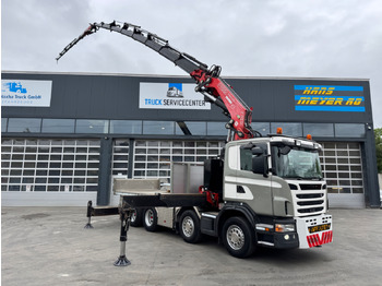 Autokran SCANIA G480 8x4 SZM/Pritsche Fassi 950: das Bild 3