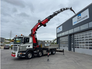 Autokran SCANIA G480 8x4 SZM/Pritsche Fassi 950: das Bild 5