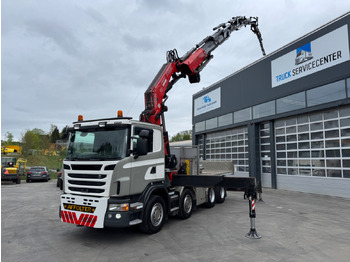 Autokran SCANIA G480 8x4 SZM/Pritsche Fassi 950: das Bild 2