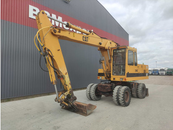 Mobilbagger Caterpillar 214 B wheel excavator: das Bild 2