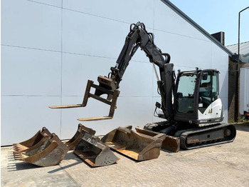 Minibagger Mecalac 8MCR - 6 Attachments Included! Auto Greasing: das Bild 2