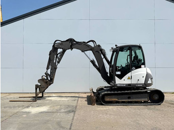 Minibagger Mecalac 8MCR - 6 Attachments Included! Auto Greasing: das Bild 4