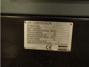 Luftkompressor Frequency controlled screw compressor Atlas Copco GA 55 W: das Bild 2