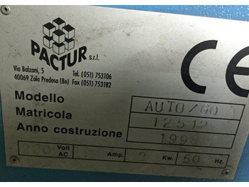Verpackungsmaschine Pactur Ladypack Auto 60 fully automatic angle shrink machine: das Bild 3