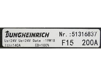 Elektrische Ausrüstung für Flurförderzeug Jungheinrich 51316837 | Noodstop schakelaar Emergency disconnector 24V/200A from: das Bild 3