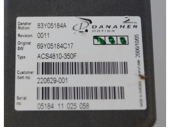 Steuergerät für Flurförderzeug Toyota/BT 220629-001 | Danaher motion AC Superdrive motor controller 83Y05184A A Danaher motion AC Superdrive motor controller 83Y05184A ACS4810-350F Rev 0011 sn. 0518411025058: das Bild 2